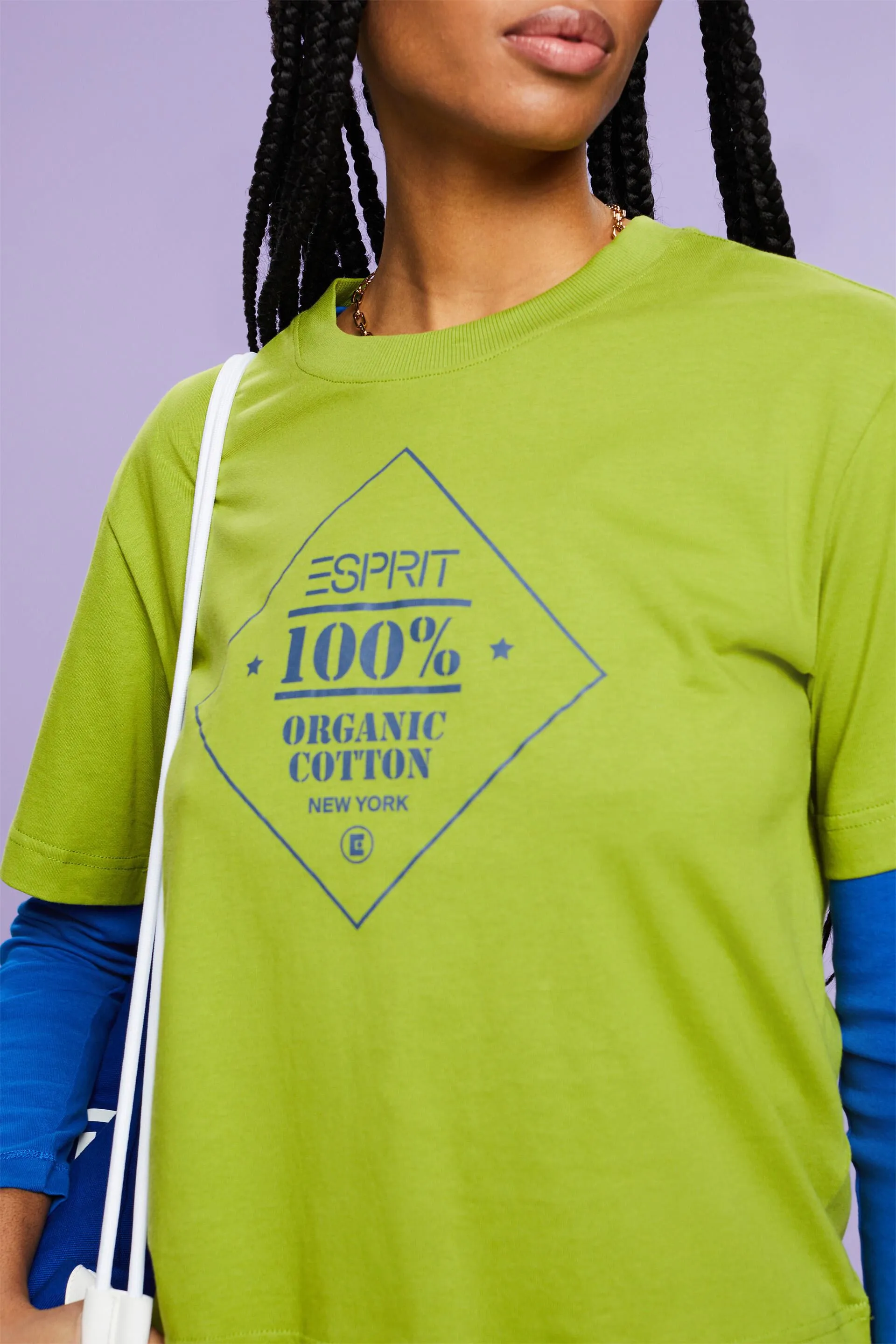 T-shirt in cotone biologico con stampa