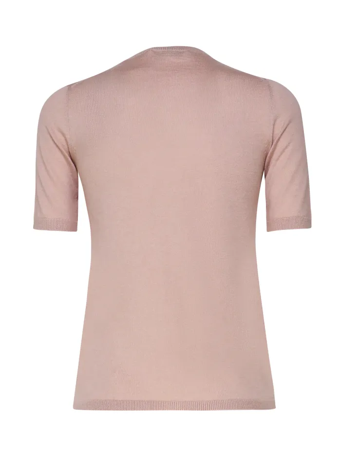 T-SHIRT WARREN IN MISTO SETA