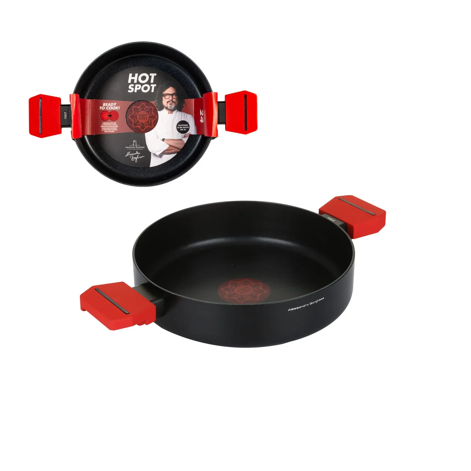 Tegame 24 cm sensore termico - Alessandro Borghese Hot Spot 