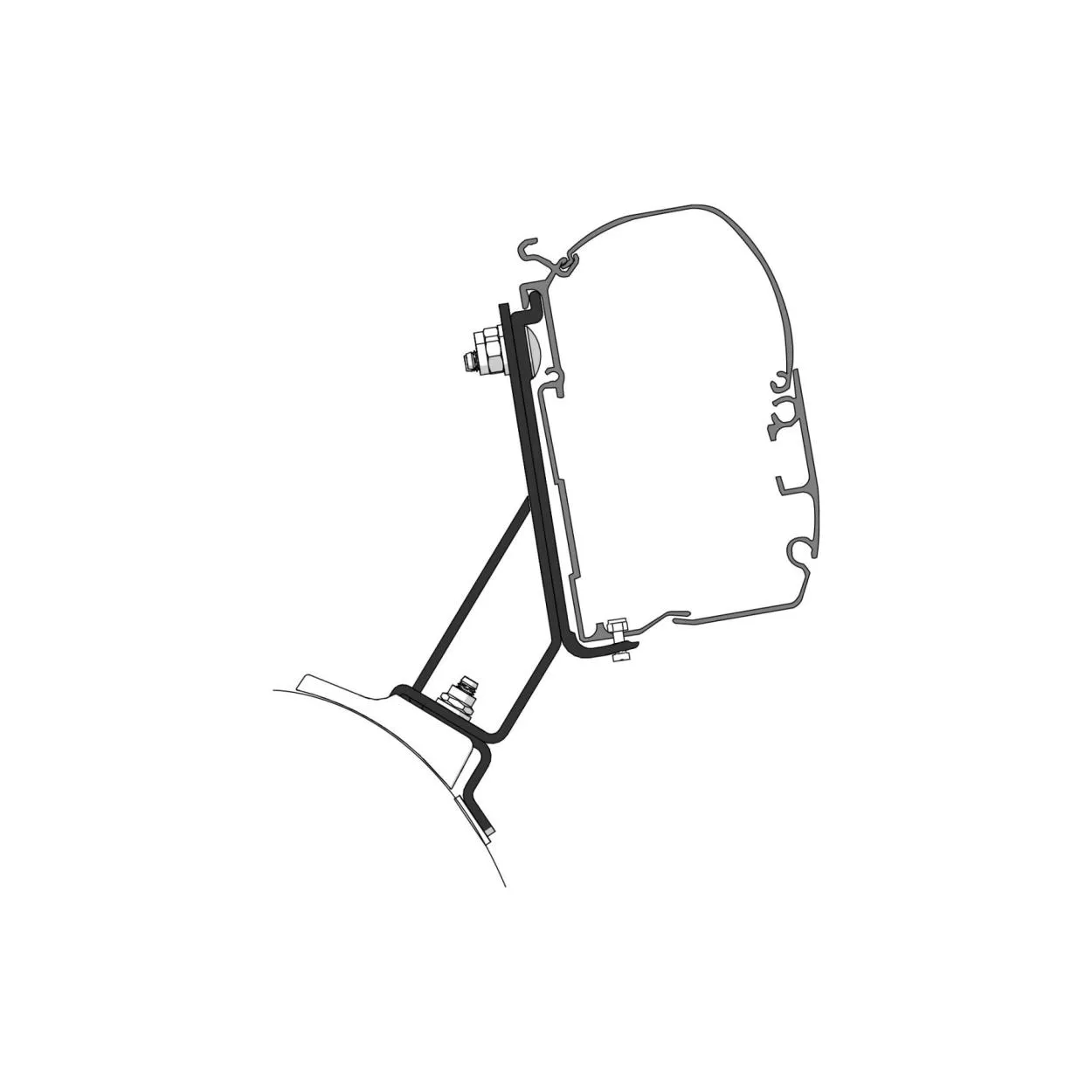 Tendalino Fiamma F45s per minivan PSA