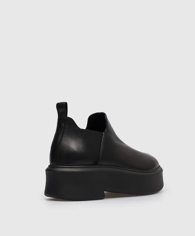 The Row Stivali Robin in pelle nera F1247L64