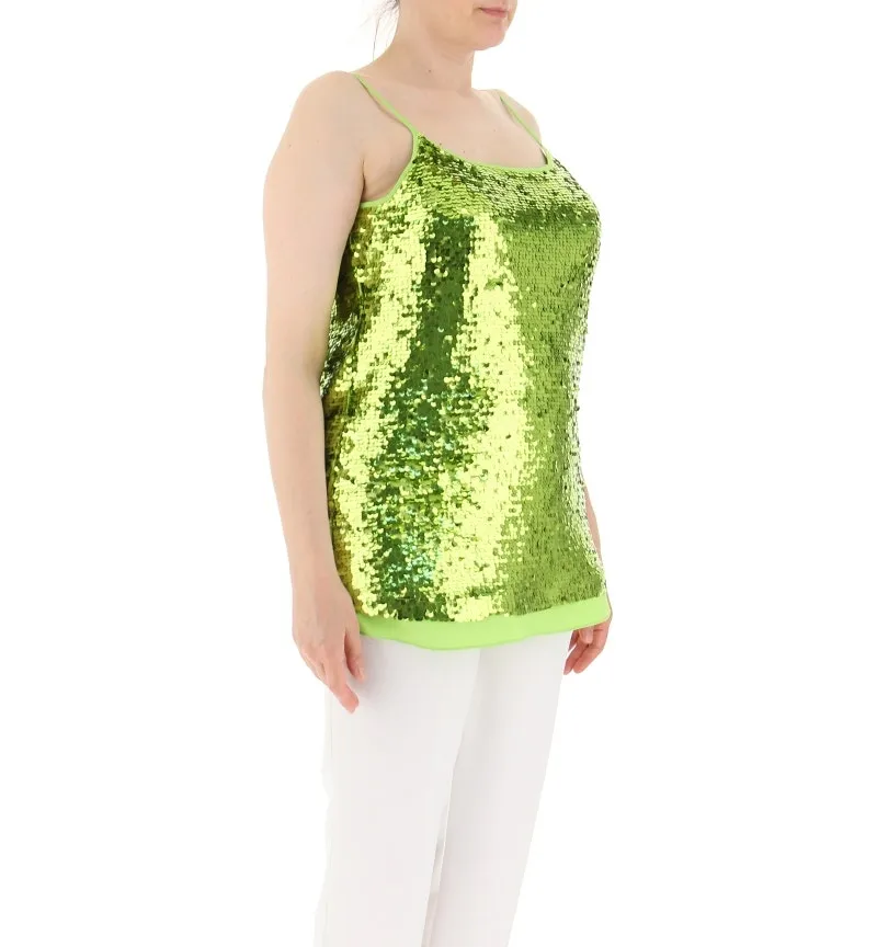 Top con paillettes