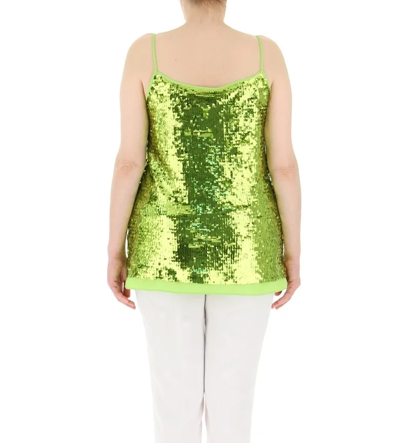 Top con paillettes