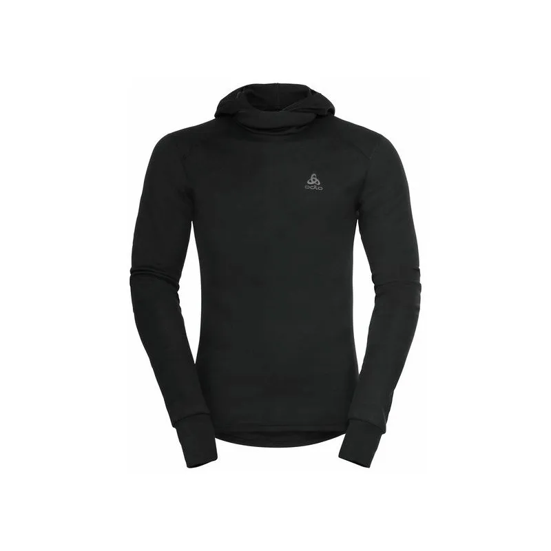 Top tecnico con cappuccio Odlo Active Warm Eco (Nero) Uomo