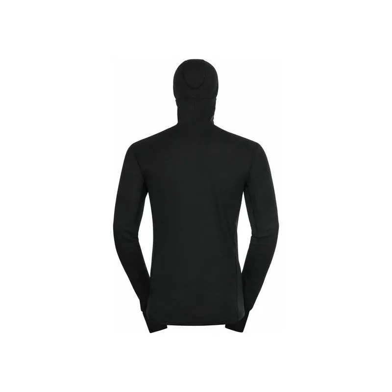 Top tecnico con cappuccio Odlo Active Warm Eco (Nero) Uomo