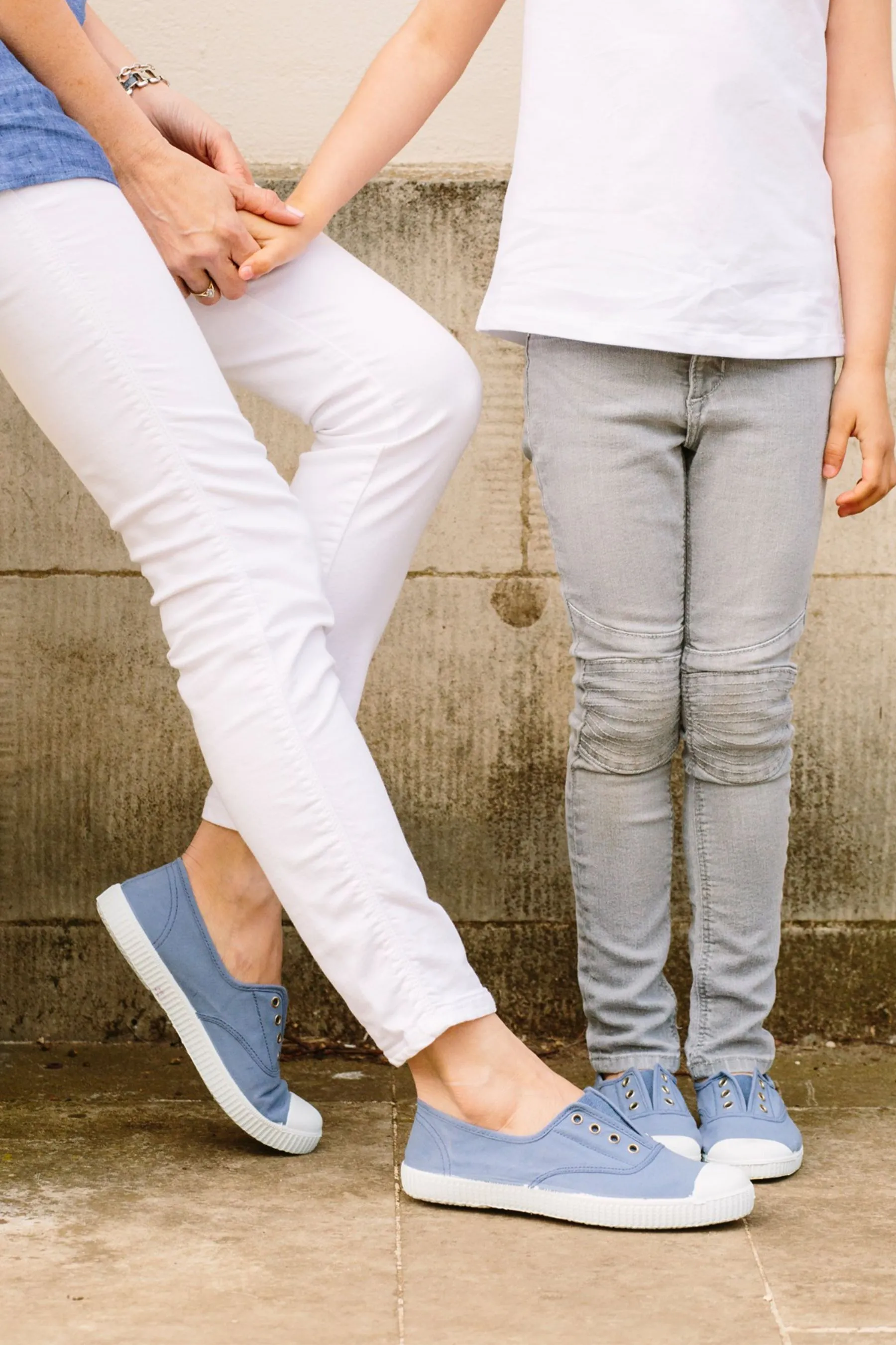 Trotters London Blu - Scarpe di tela prugna da adulto