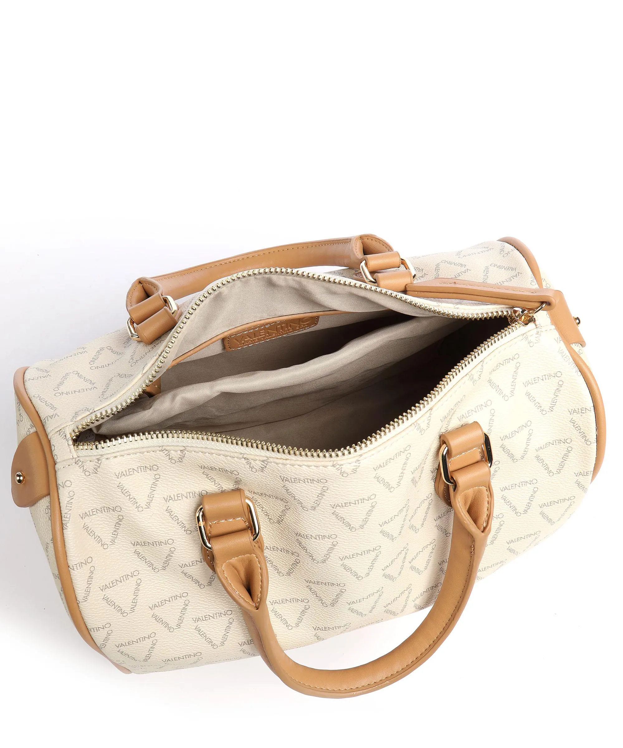  Valentino Bags Liuto Borsa a mano pelle sintetica crema  