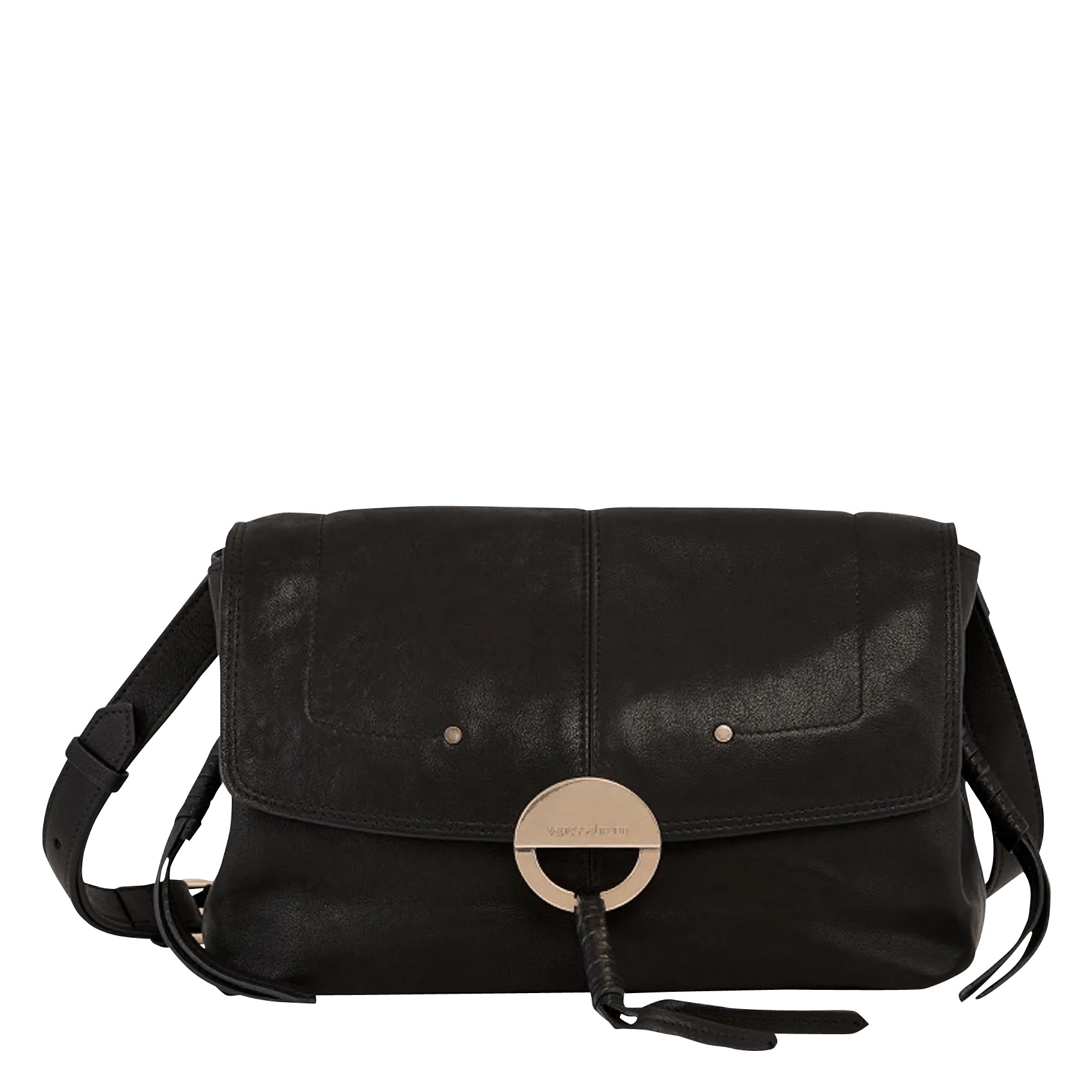  VANESSA BRUNO   OTHILIA - Borsa a tracolla in pelle morbida | Nero