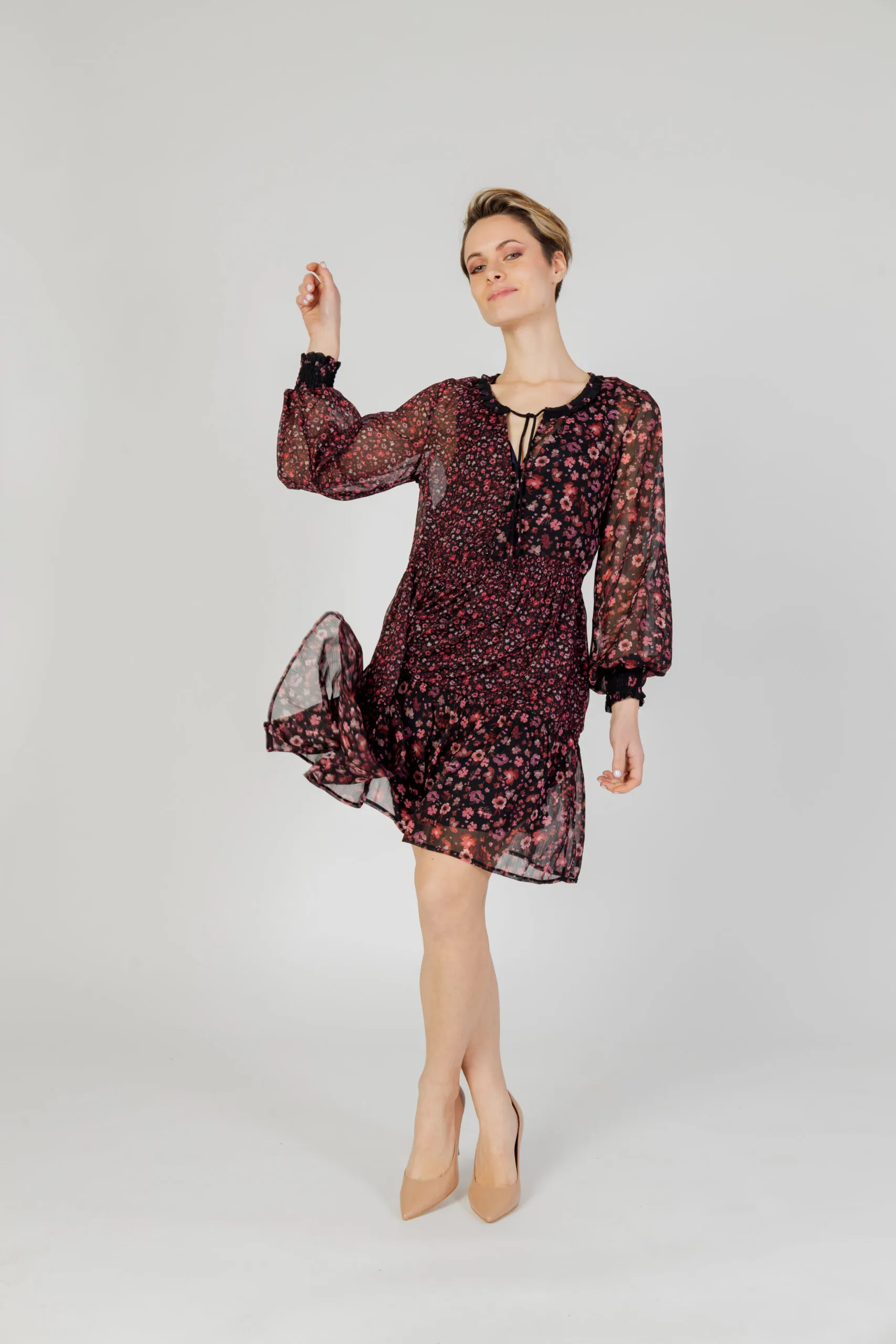 Vestito midi Desigual duque Nero