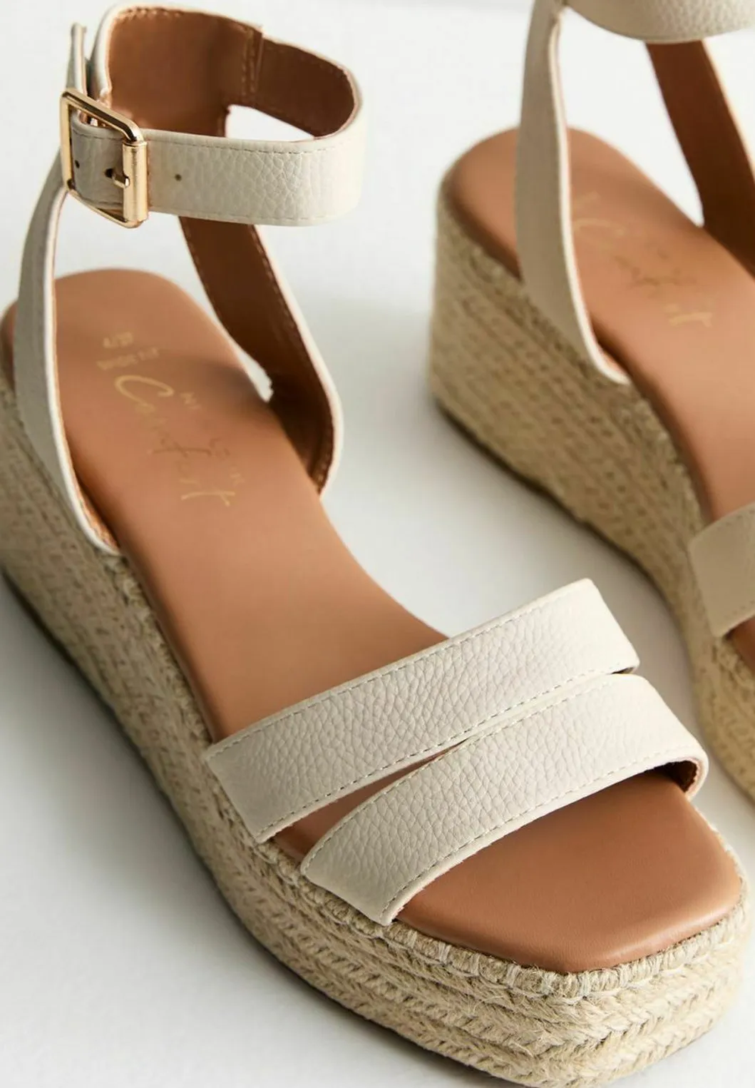 Wide Fit Flatform - Espadrillas