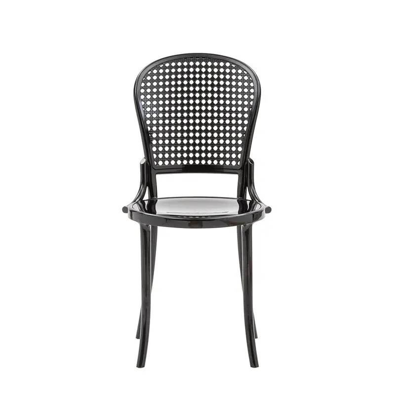 Zanini design Set da 2 Sedia BERLINO nero lucido