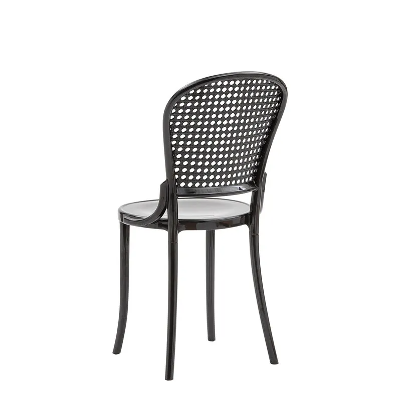 Zanini design Set da 2 Sedia BERLINO nero lucido