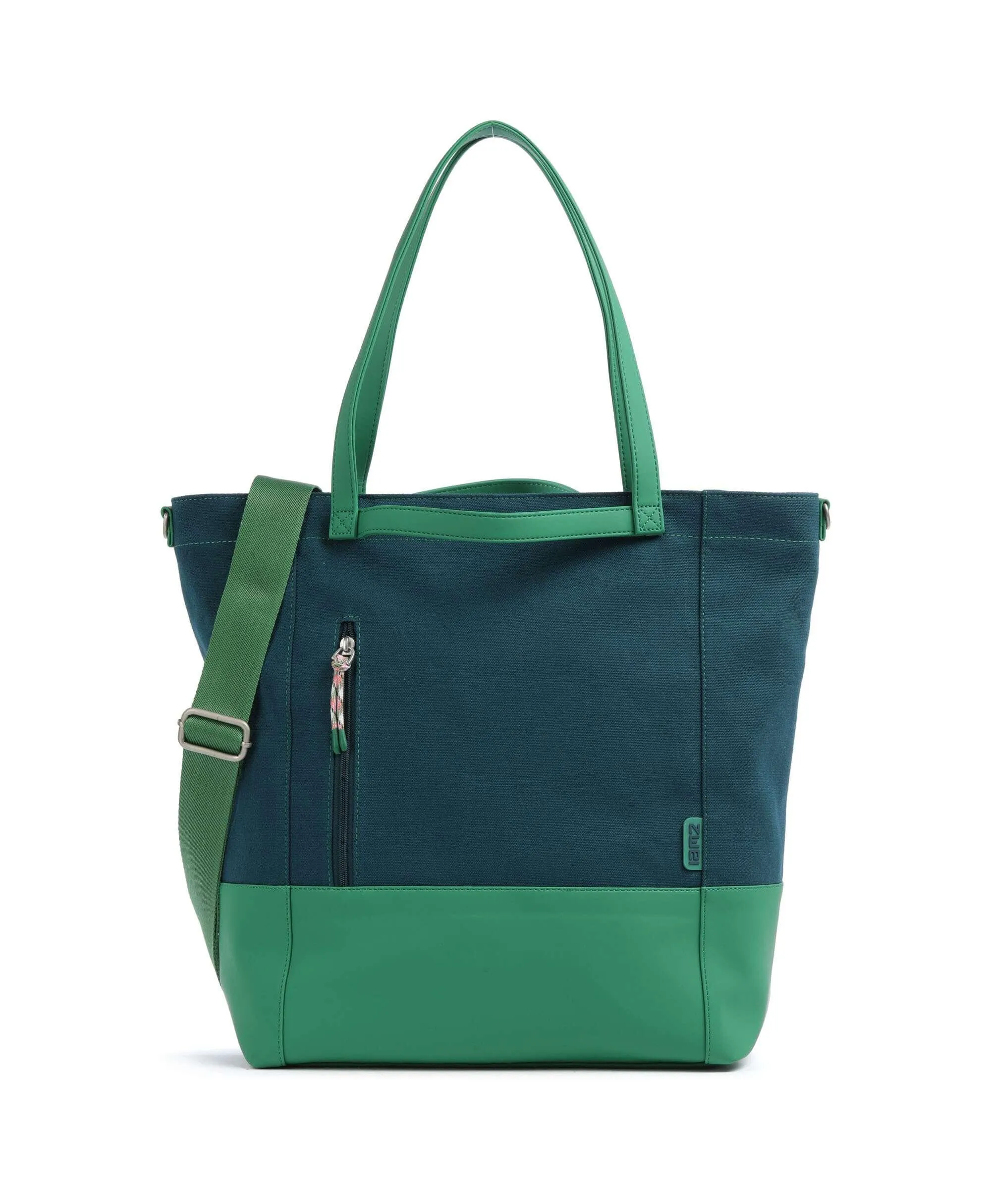  Zwei Fiorella FI200 Borsa shopper cotone, pelle sintetica petrol  