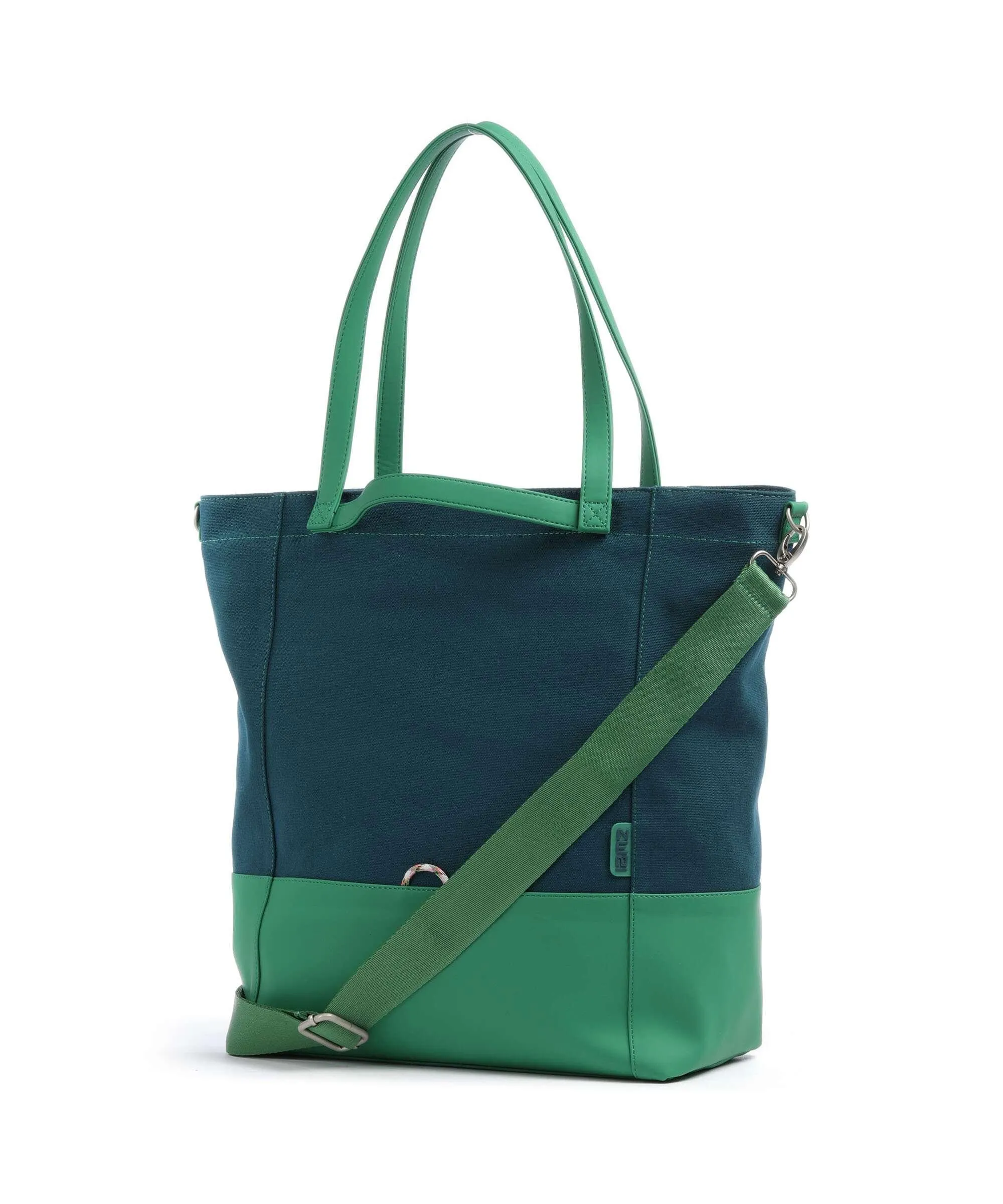  Zwei Fiorella FI200 Borsa shopper cotone, pelle sintetica petrol  